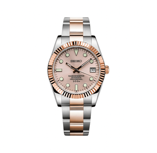 Seiko Mod Datejust Pink Panther