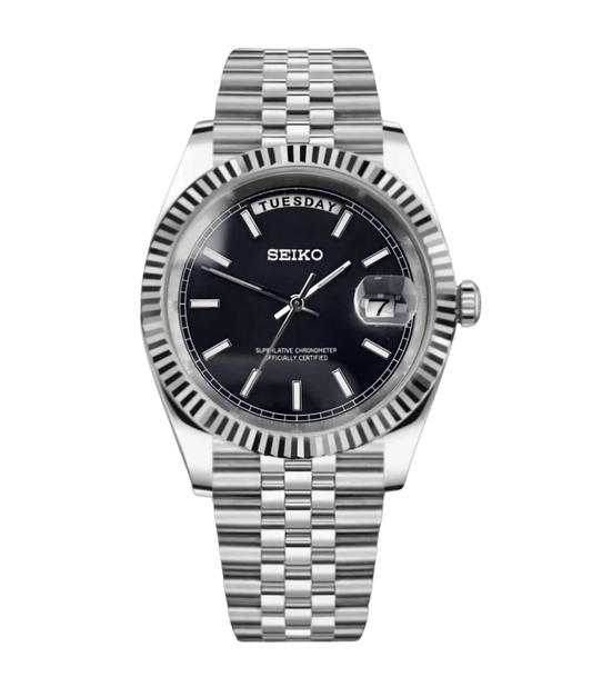 Seiko Mod Day-Date Classic Black