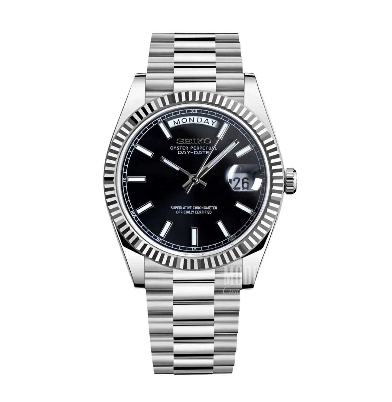 Seiko Mod Day-Date Classic Black