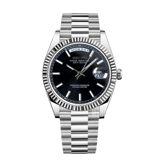 Seiko Mod Day-Date Classic Black