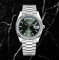 Seiko Mod Day-Date Classic Olive Green