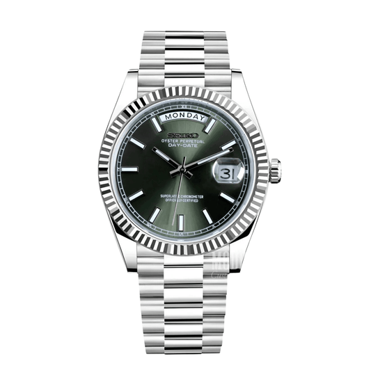 Seiko Mod Day-Date Classic Olive Green