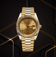 Seiko Mod Day-Date Full Gold