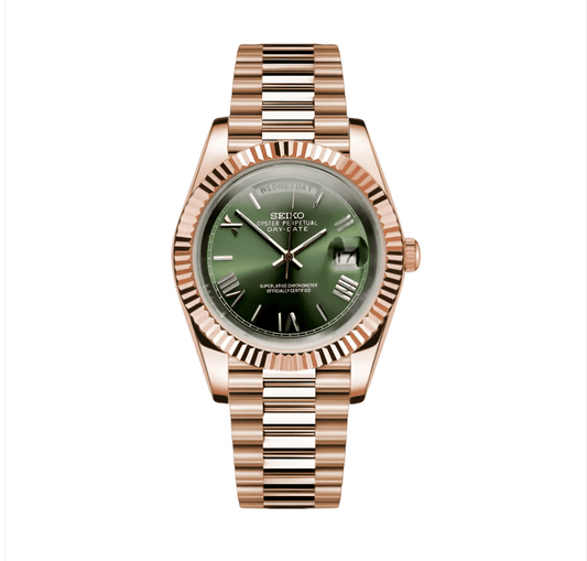 Seiko Mod Day-Date Mint Green