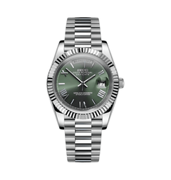 Seiko Mod Day-Date Olive Green
