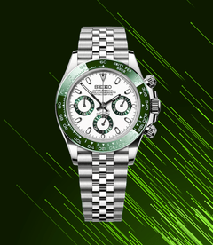 Seiko Mod Daytona Alpine Green Racer