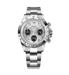 Seiko Mod Daytona Aluminum Arabic White