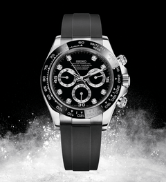 Seiko Mod Daytona Black Gem
