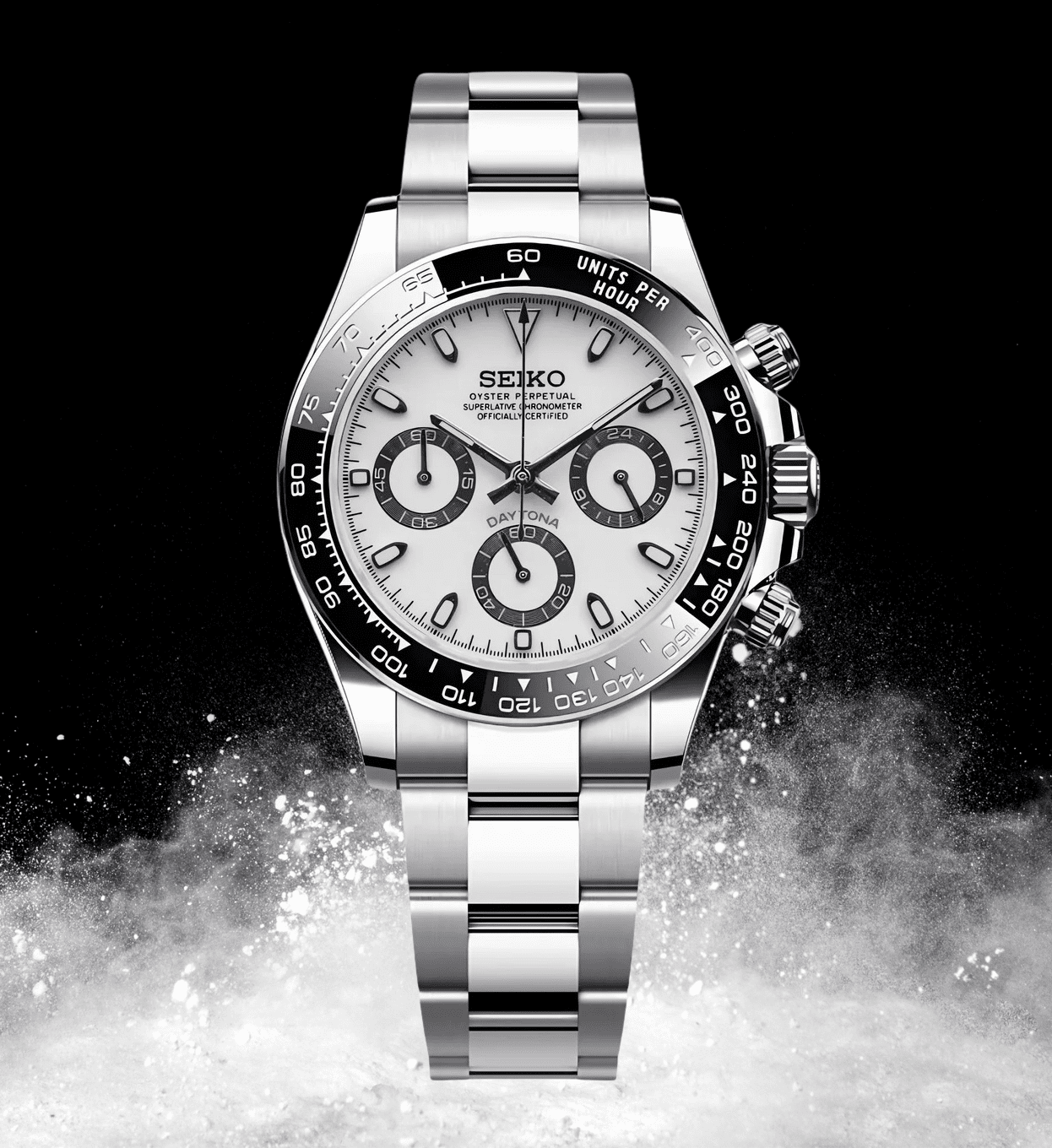 Seiko Mod Daytona Panda