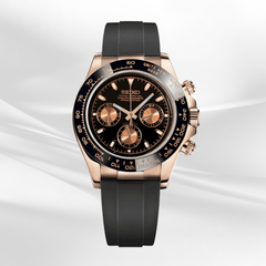 Seiko Mod Daytona Rose Gold - Black