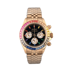 Seiko Mod Daytona Rose Gold - Rainbow II