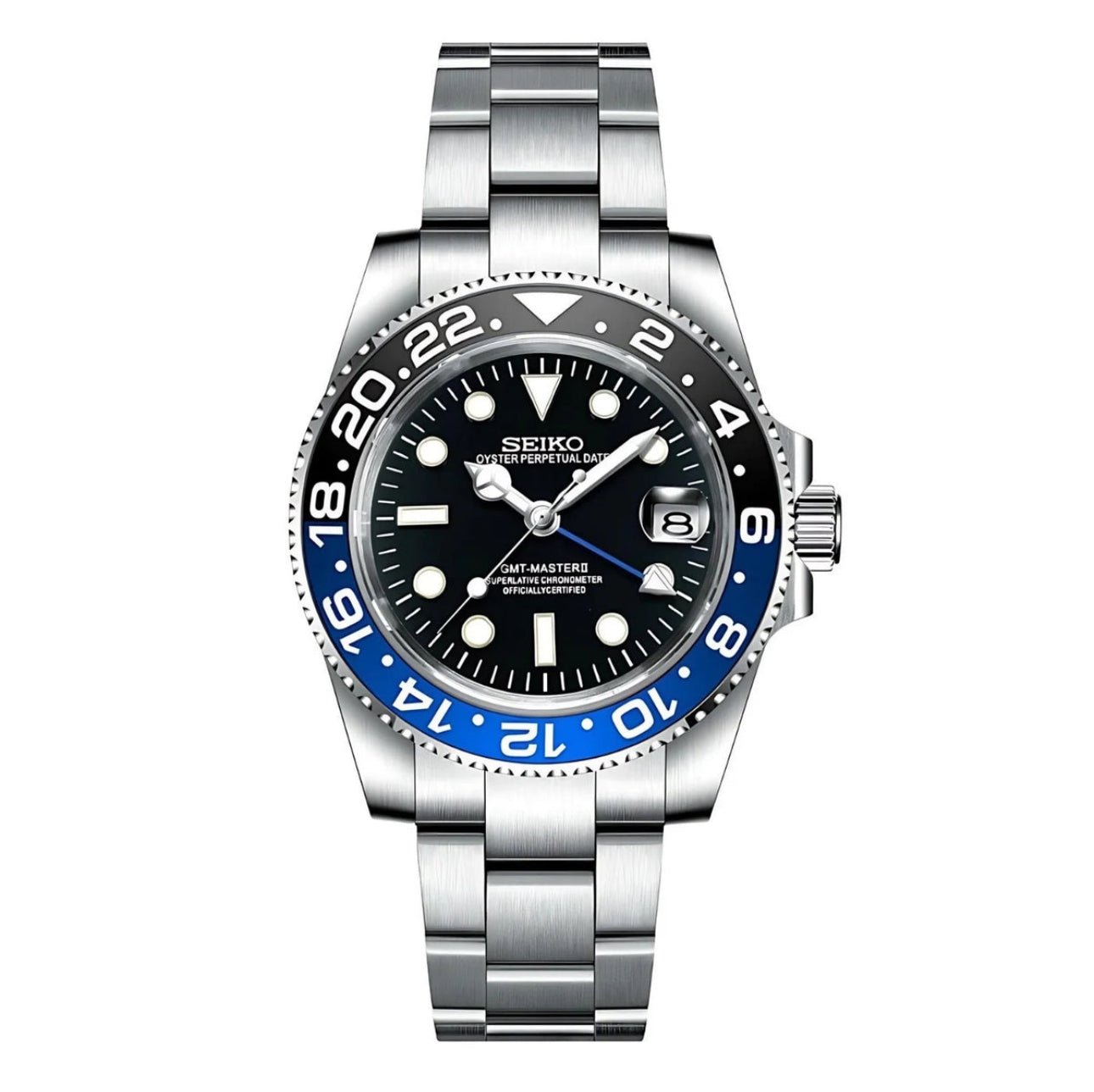 Seiko Mod GMT Batman