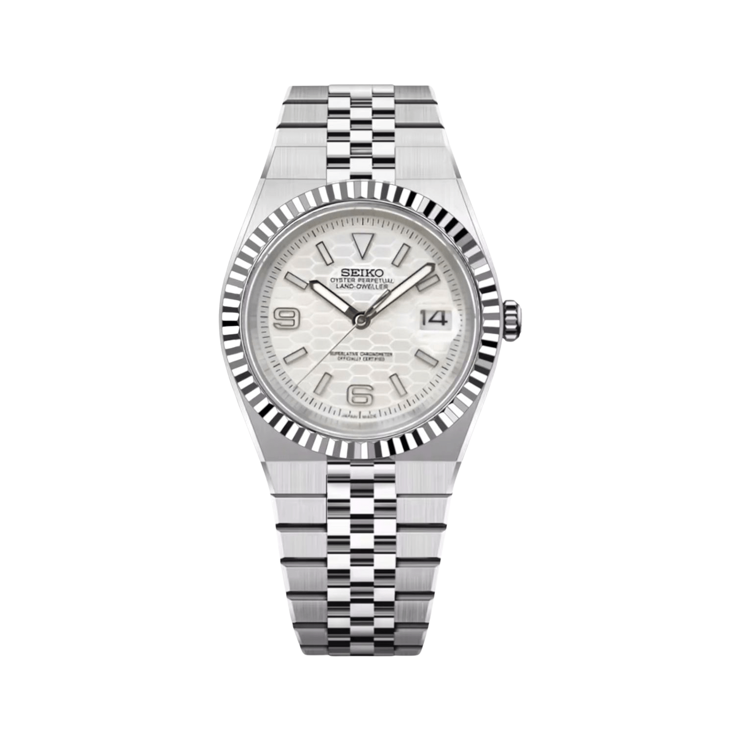 Seiko Mod Land-Dweller Pearly Frost