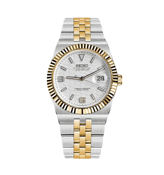 Seiko Mod Land-Dweller Twotone Gold