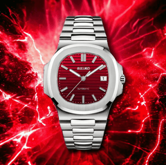 Seiko Mod Nautilus Red Velvet