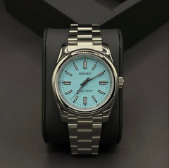 Seiko Mod Oyster Perpetual Tiffany Blue