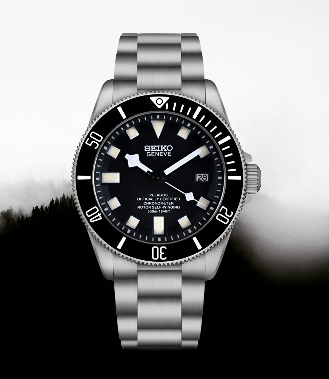 Seiko Mod Pelagos Black