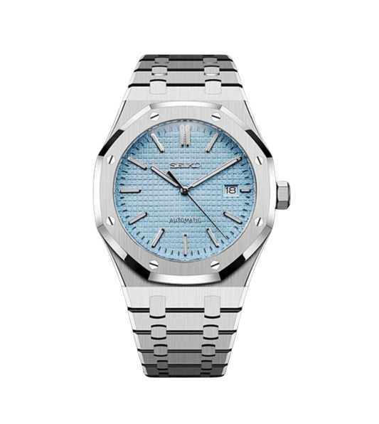 Seiko Mod Royal Oak Tiffany Blue