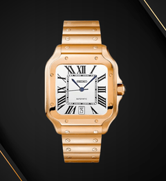 Seiko Mod Santos Classic Rose Gold