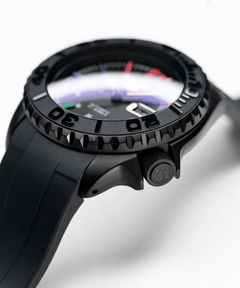 Seiko Mod SKX 5 Triple Black Rainbow