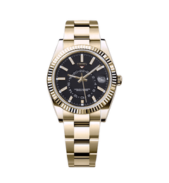 Seiko Mod Sky-Dweller Gold Black Classic