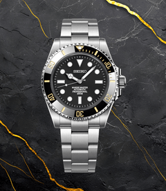 Seiko Mod Submariner Black Volt (No Date)
