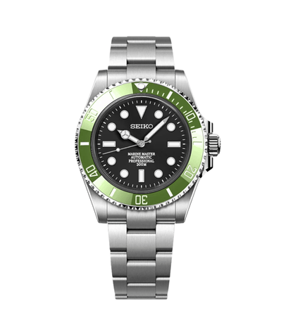 Seiko Mod Submariner Lime Reactor (No Date)