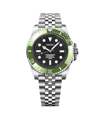 Seiko Mod Submariner Lime Reactor (No Date)