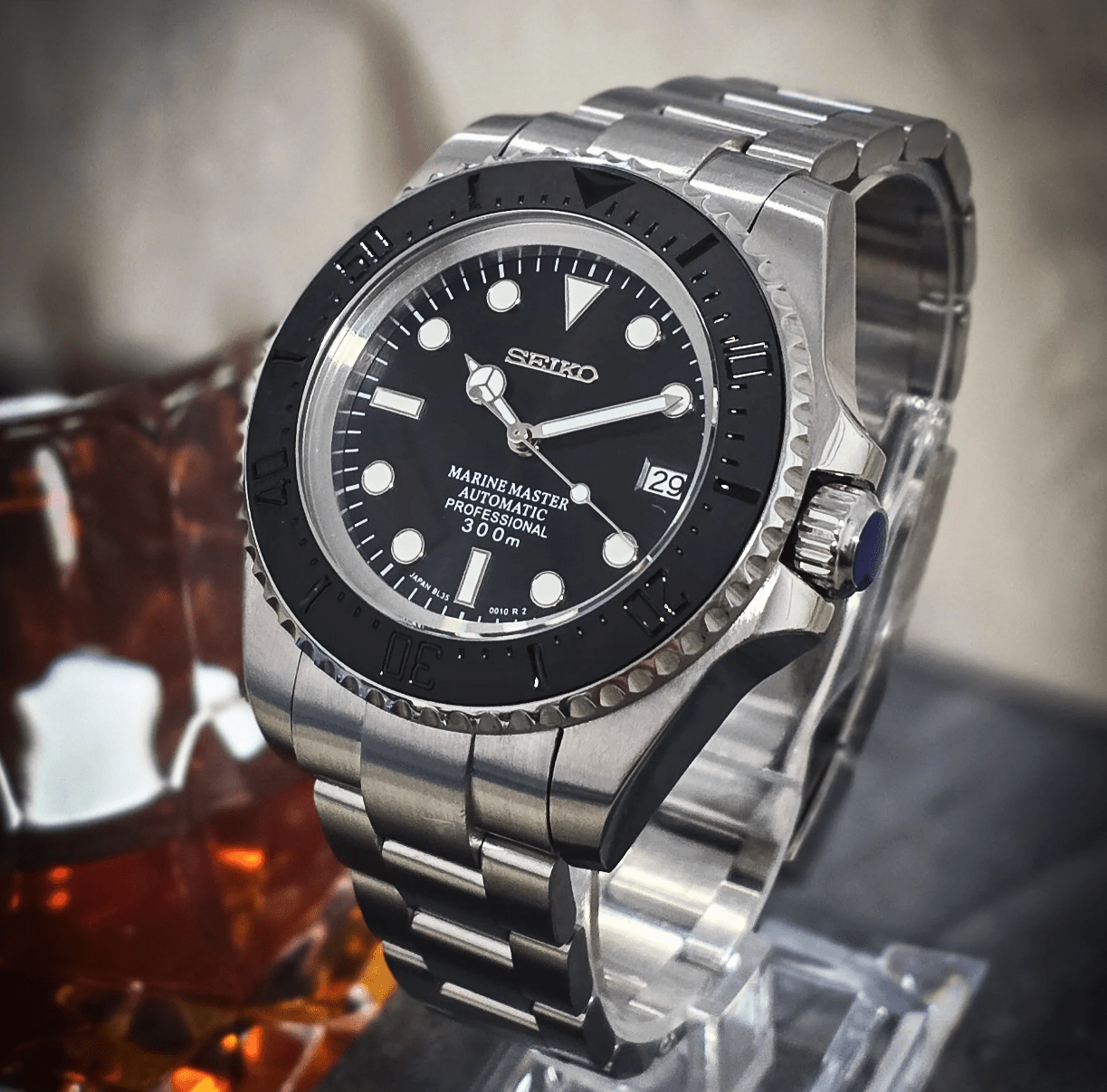 Seiko Mod Submariner Meteorite