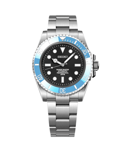 Seiko Mod Submariner Tiffany Blue (No Date)