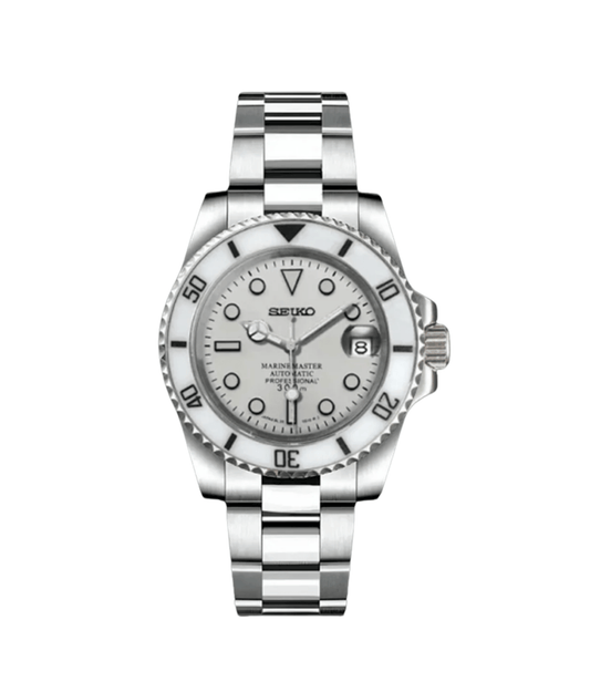 Seiko Mod Submariner White