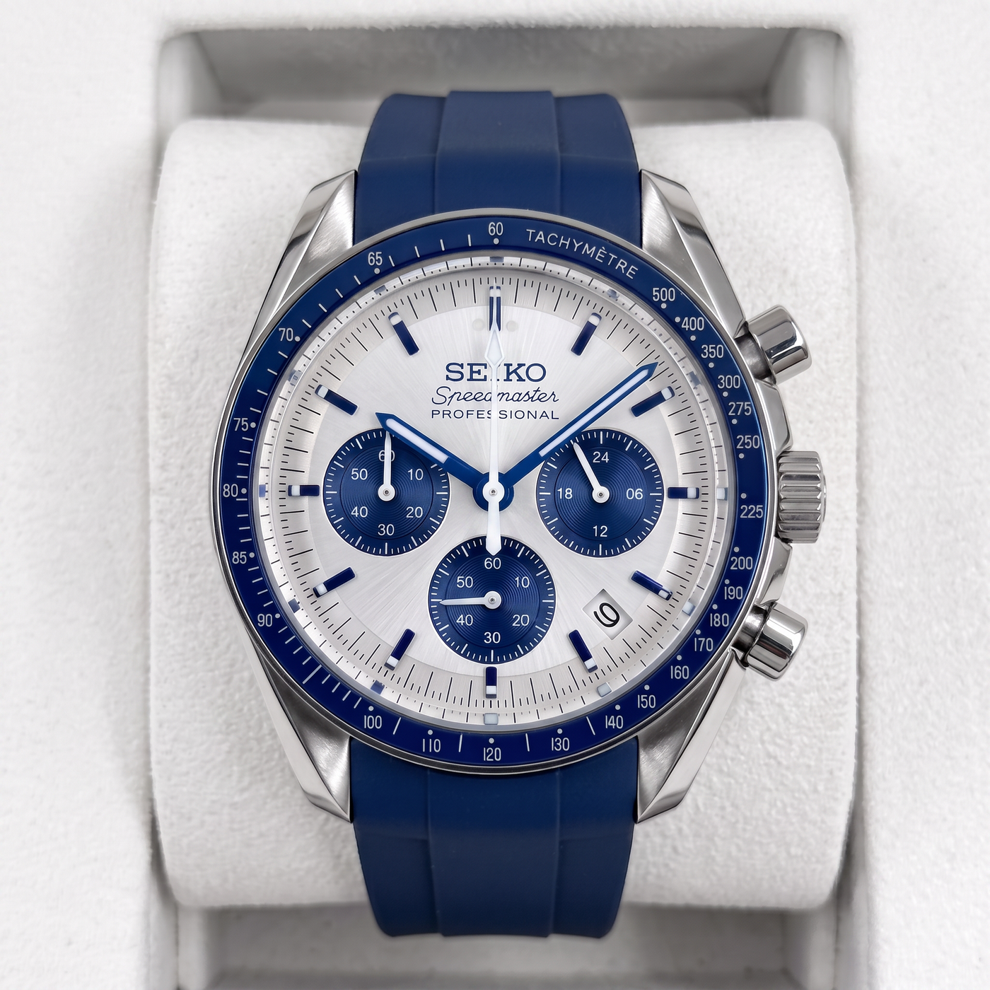 Seiko Mod Speedmaster Snoopy Blue